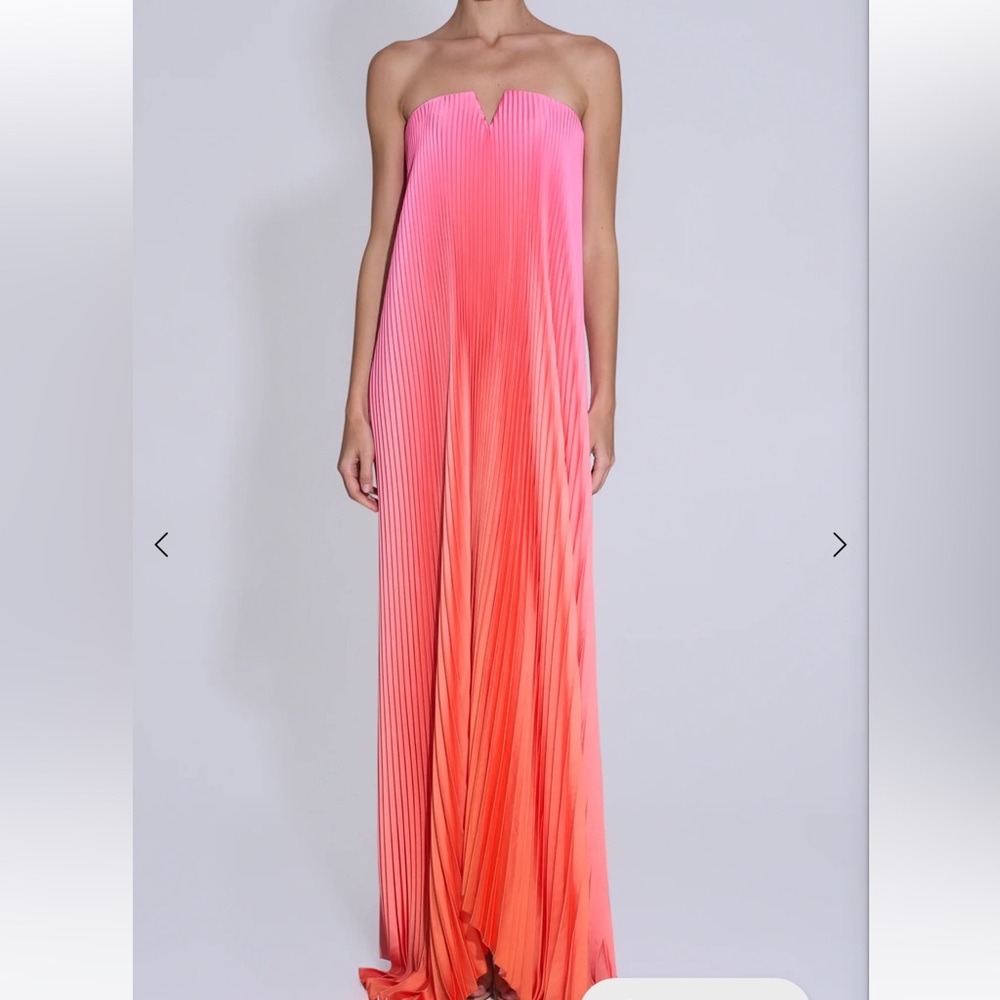 L’IDEE Black Tie Gown in sunset ombre